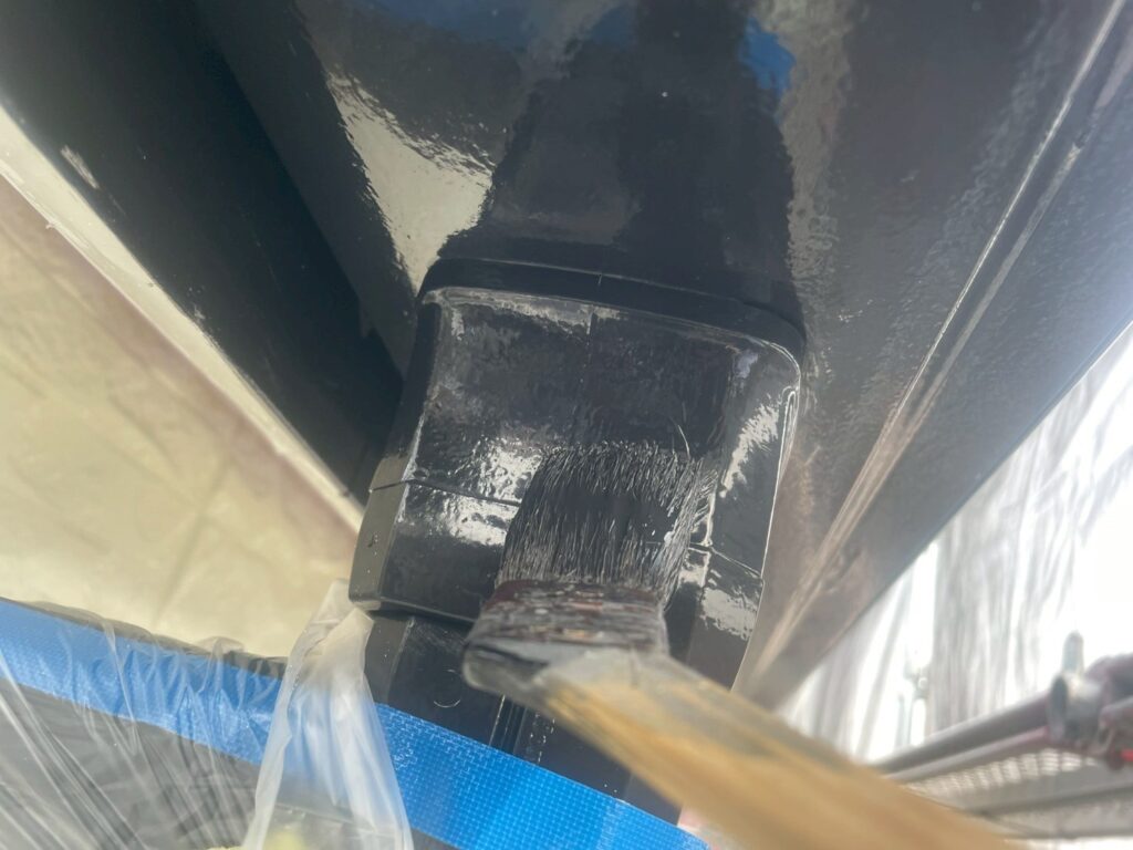 雨樋仕上げ１回目